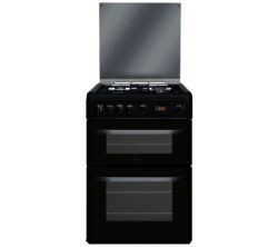 HOTPOINT DSG60GM Gas Cooker - Gun Metal